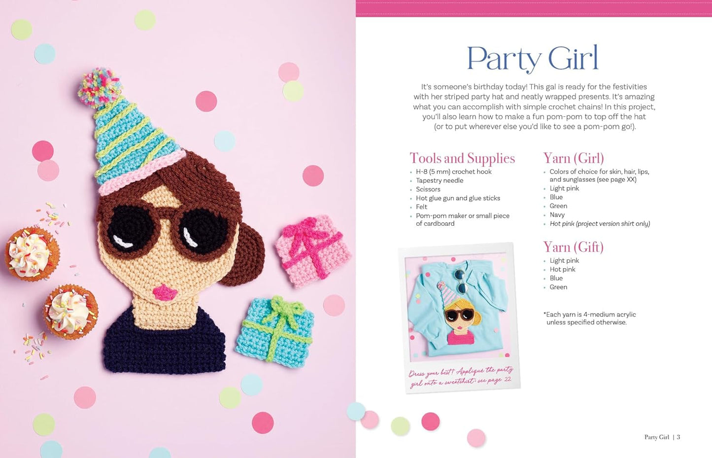 Crochet Girls: 10 Sweet and Simple Friends to Crochet and Appliqué - interior