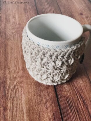 Coffee Bean Cup Cozy Crochet Pattern