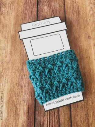 Coffee Bean Cup Cozy Crochet Pattern