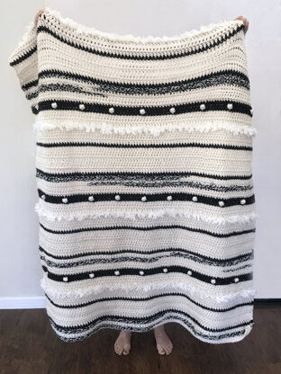 Anthropology Blanket Pattern — Throw and Baby