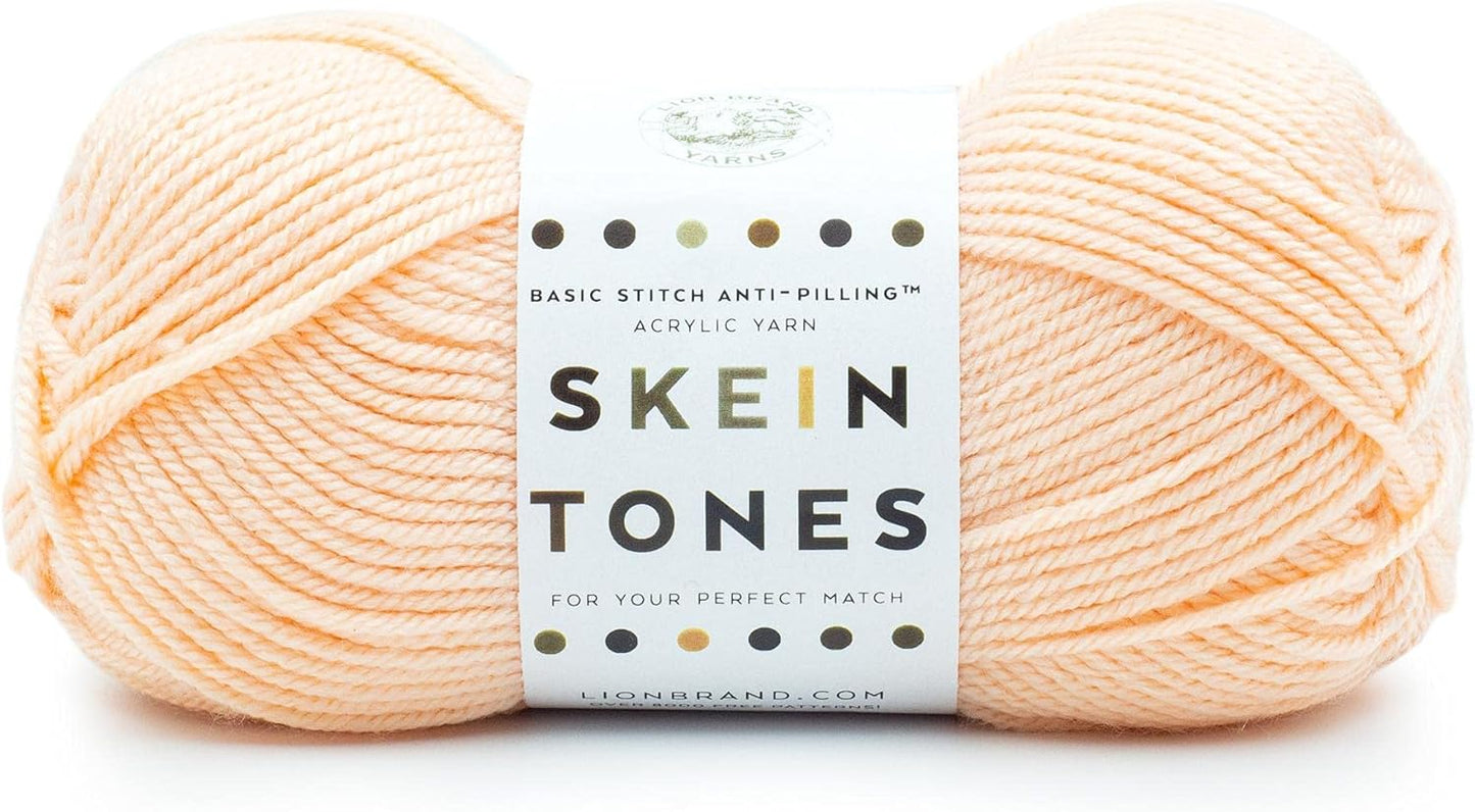 Lion Brand Yarn Basic Stitch Anti Pilling Yarn, Peachy