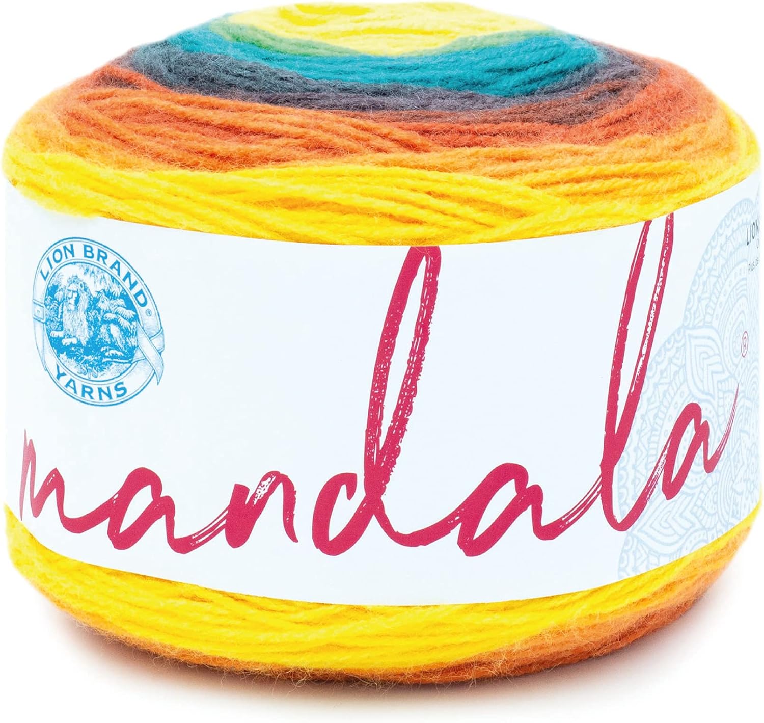 Lion Brand Yarn Mandala DK Lightweight Yarn for Knitting and Crochet