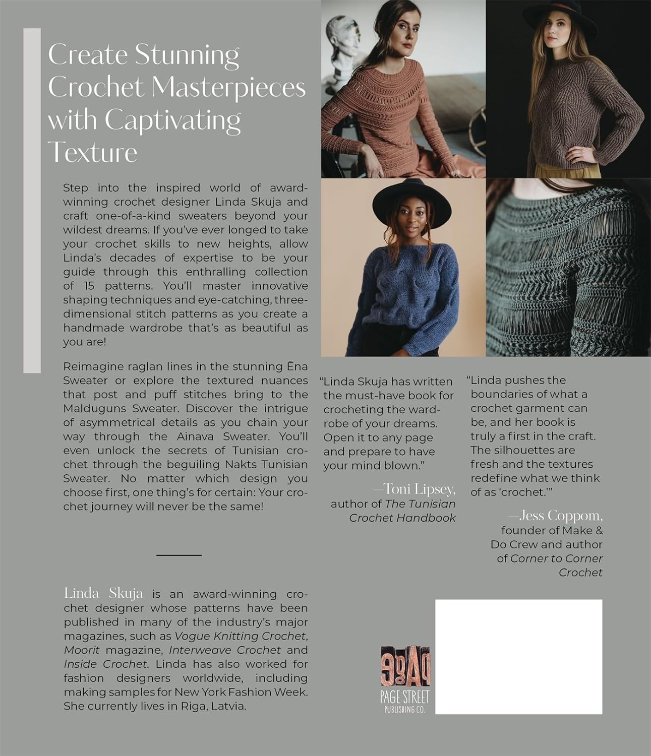 Crochet Sweaters with a Textured Twist: 15 Timeless Patterns for Gorgeous Handcrafted Garments