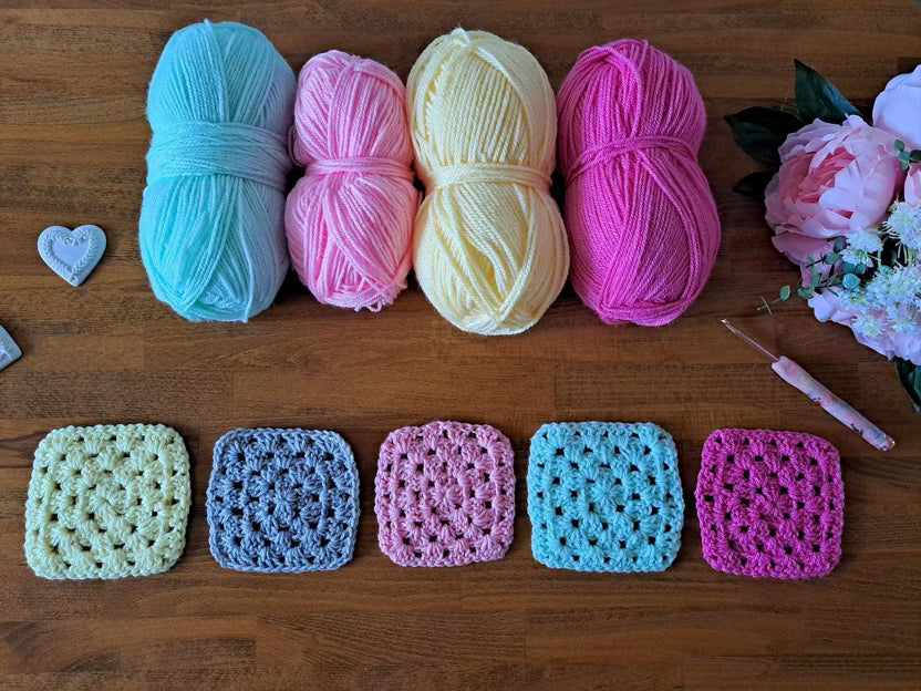 Classic Granny Square Crochet Pattern