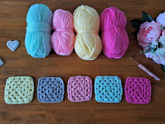 Classic Granny Square Crochet Pattern