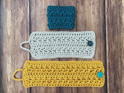 Coffee Bean Cup Cozy Crochet Pattern