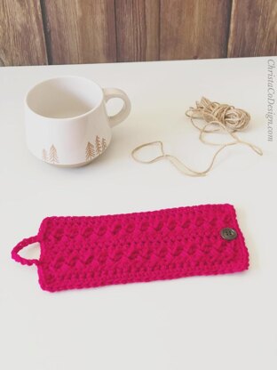 Coffee Bean Cup Cozy Crochet Pattern