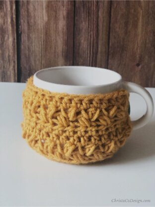 Coffee Bean Cup Cozy Crochet Pattern